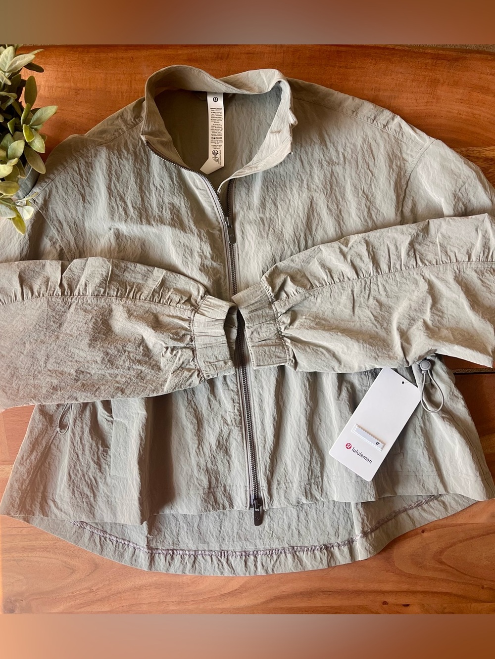 lululemon Crinkle Nylon Cinchable Jacket